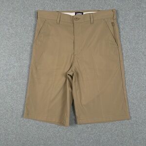 NWT Lands' End Chino Shorts Mens 30 Khaki Casual‎ Pocket Preppy